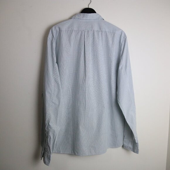 The Men's Bloomingdale's Green Multi Plaid Button Down Stretch Fabric Size 2XL - Picture 5 of 6